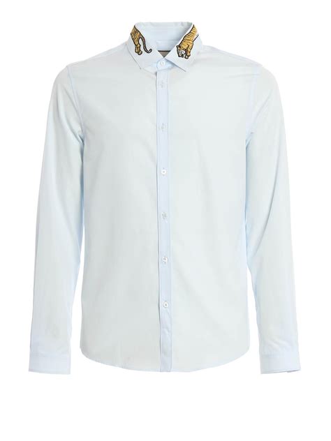 mens gucci tiger shirt|gucci tiger collar shirt.